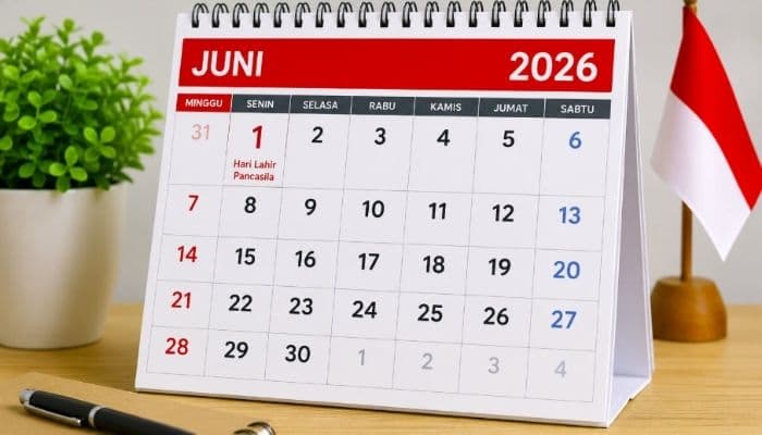 Tanggal 1 Juni 2026 Libur Apa? Cek Daftar Hari Libur dan Cuti Bersama
