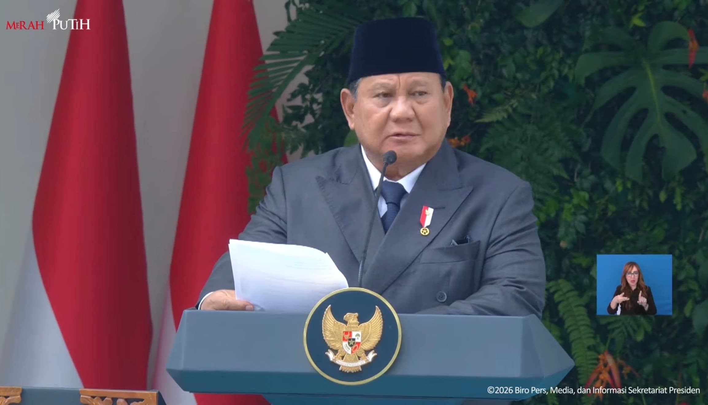 Prabowo: Rakyat Jangan Jadi Penonton di Negeri Sendiri, Terlalu Lama Kekayaan Indonesia Dinikmati Pihak Luar