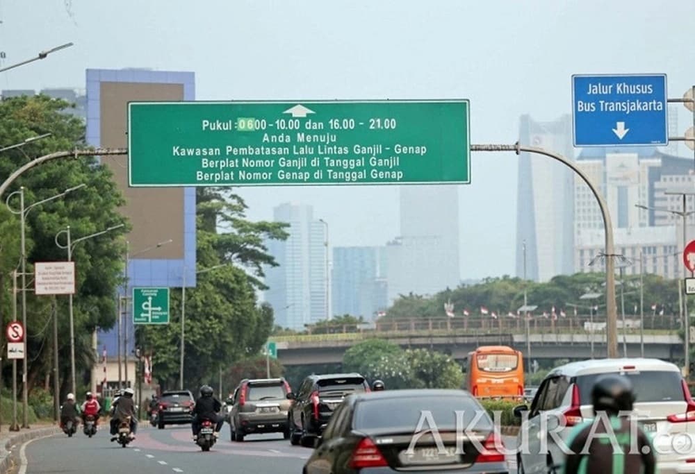 Libur Tahun Baru Islam, Ganjil Genap di Jakarta Ditiadakan