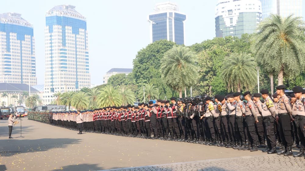 Demo di Jakarta Hari Ini, 4.576 Personel Keamanan Diterjunkan 