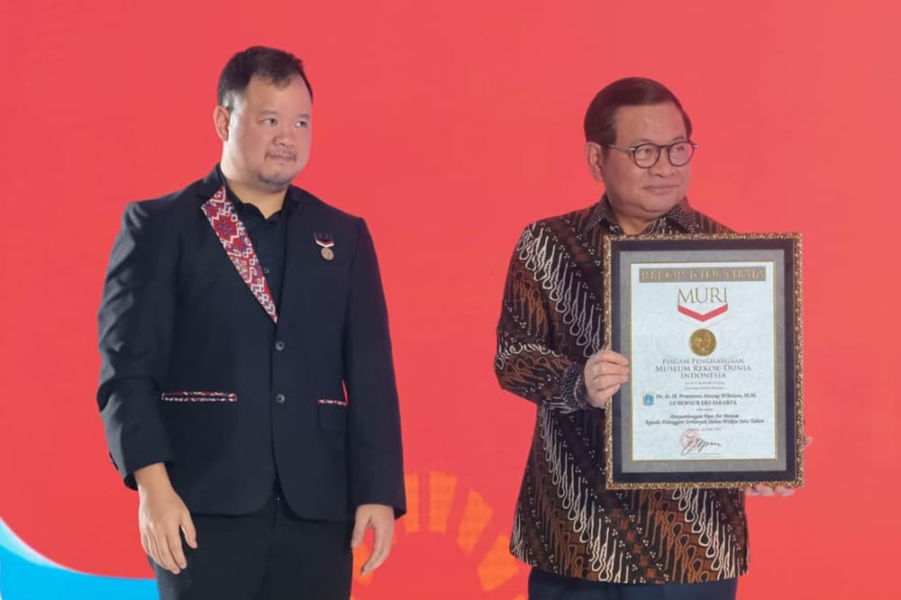 Pramono Anung Terima Rekor MURI di Jakarta Water Hero 2026, Air Bersih Jadi Prioritas