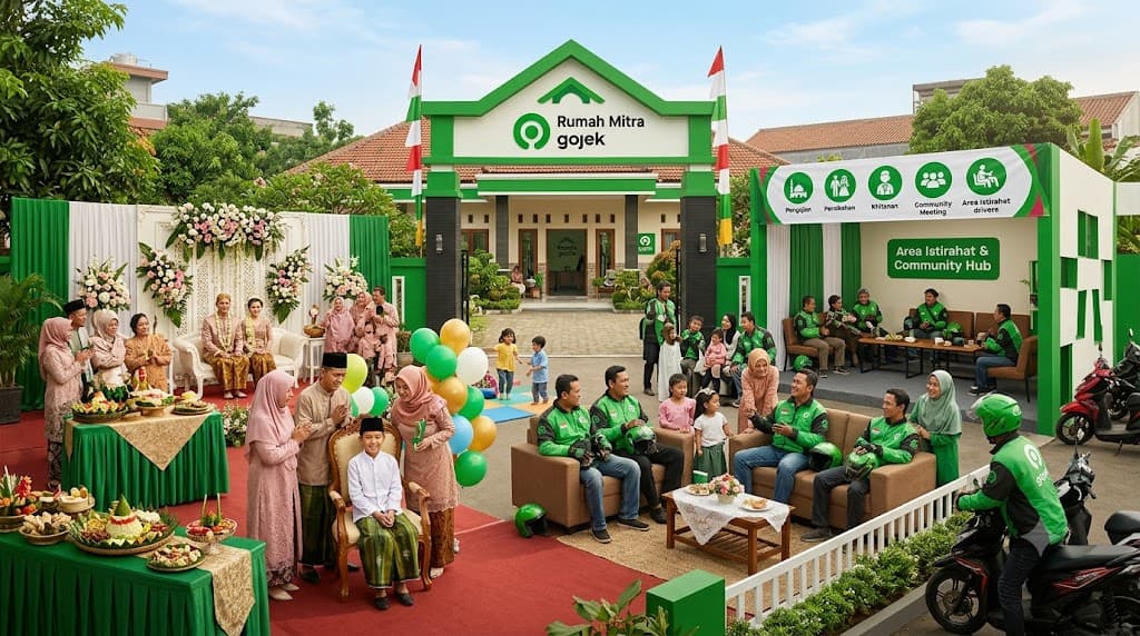 Rumah Mitra Gojek Jadi Fasilitas Unik, Kini Bisa Dipakai Khitanan hingga Pernikahan