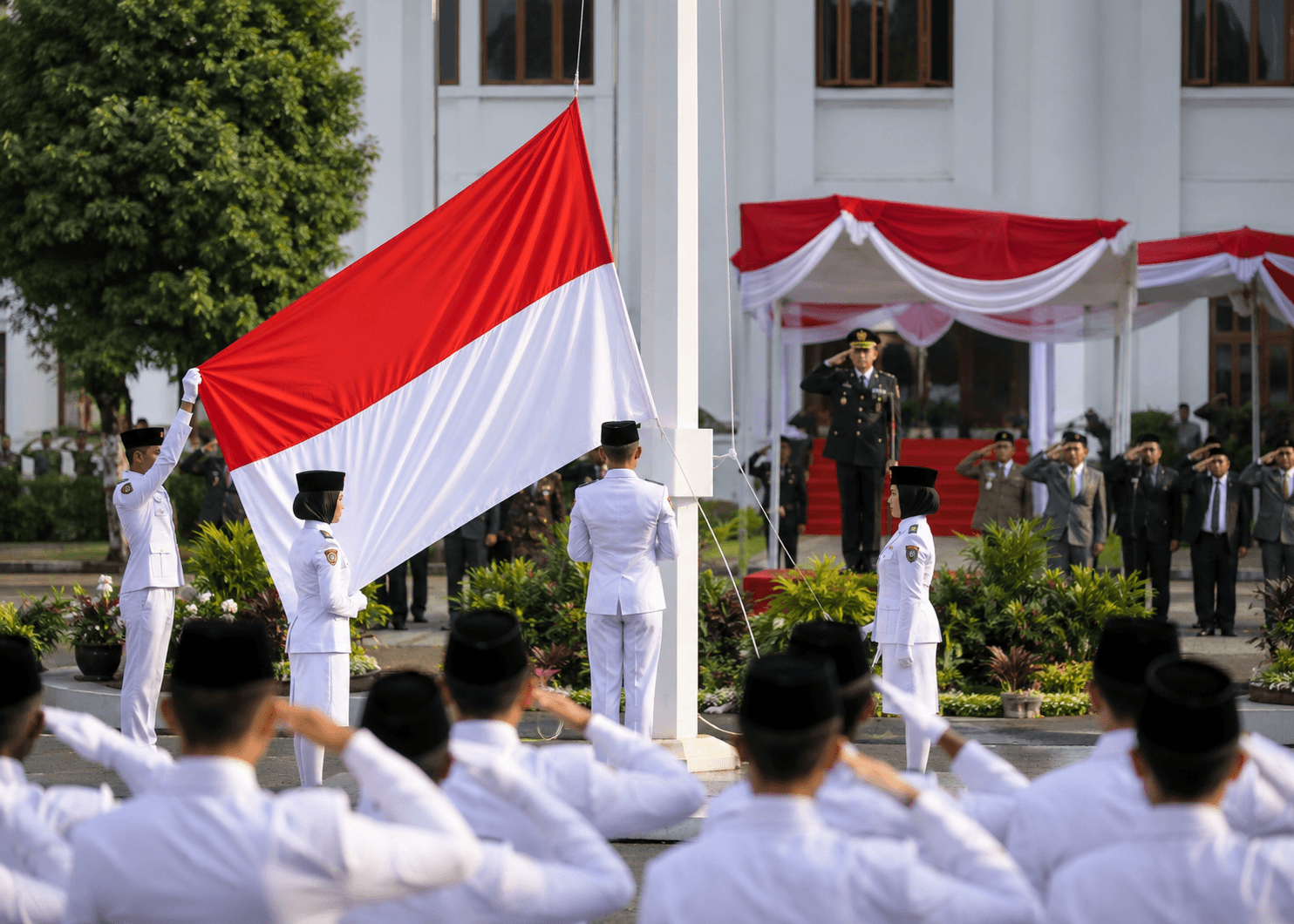 Contoh Susunan Upacara 17 Agustus 2026 HUT ke-81 RI Lengkap, Beserta Petugas dan Perlengkapannya!
