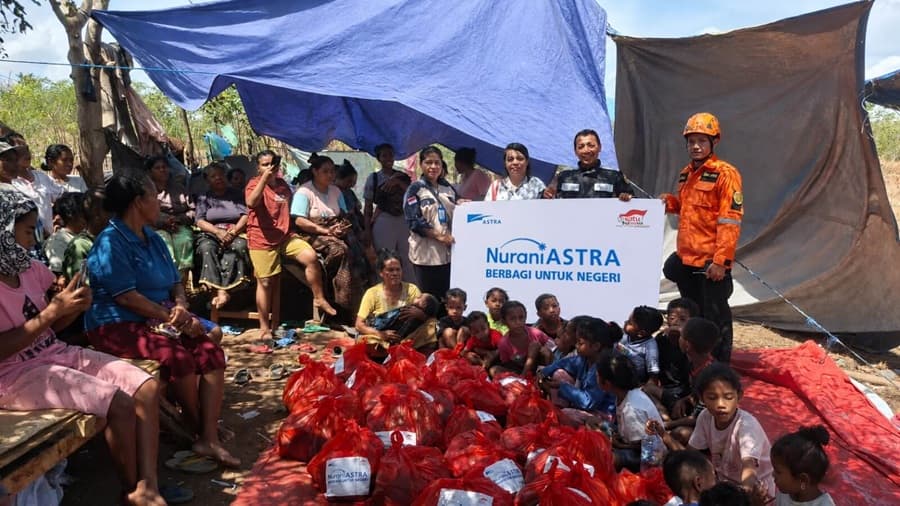 Nurani Astra Bangun Tujuh Posko Bantuan bagi Masyarakat Terdampak Gempa di NTT