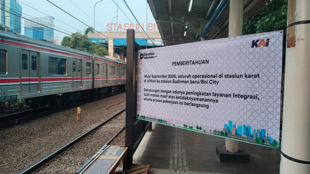 Stasiun Karet Ditutup, Pengguna KRL Bisa Pakai Jalan Alternatif Ini