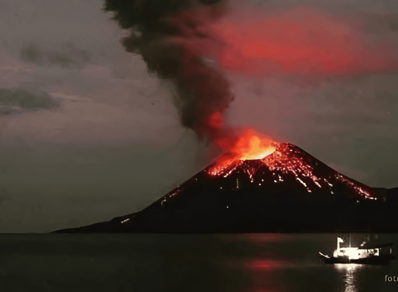 Gunung Anak Krakatau Erupsi, Warga Diminta Jauhi Radius 3 Km