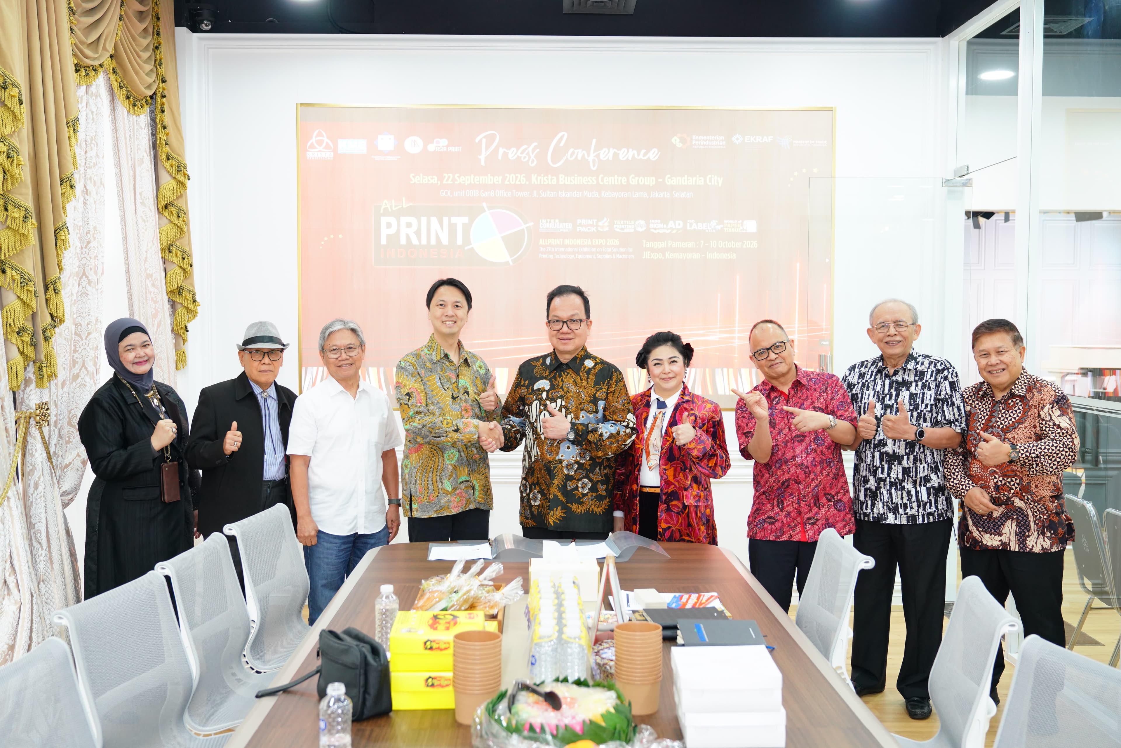 PRINTRIDI dan Krista Exhibitions Gabungkan Teknologi Cetak 2D dan 3D di ALLPrint Indonesia 2026