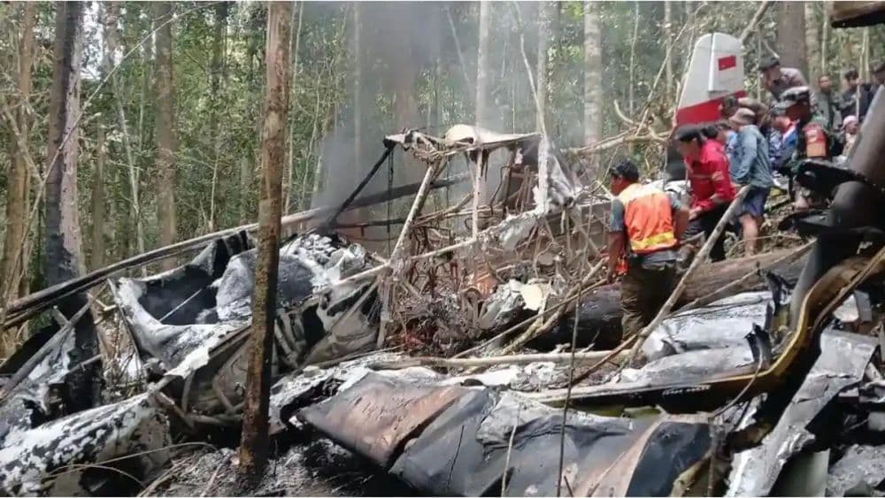 Kemenhub Selidiki Jatuhnya Pesawat Pelita Air di Nunukan