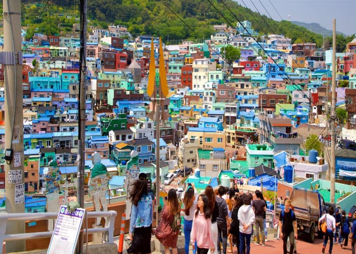 Destinasi Wisata Budaya Gamcheon Culture Village, Kampung Warna-warni di Korea
