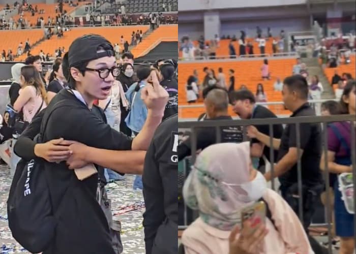 Oknum Fansite Asal Korea Selatan Rusuh di GDA 2024 Acungi Jari Tengah Hingga Banting Staf Bertugas