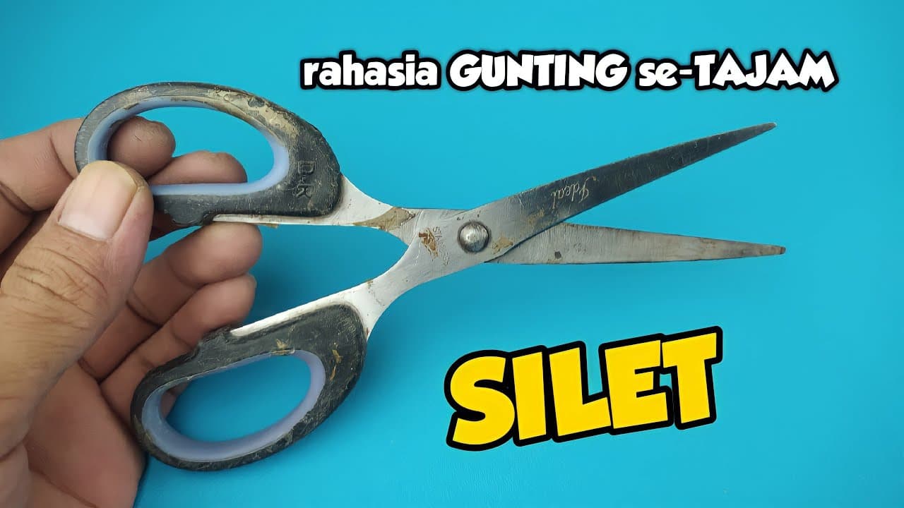 Gak Pakai Mahal!!! Begini Cara Efektif Mengasah Gunting yang Tumpul Kembali Tajam