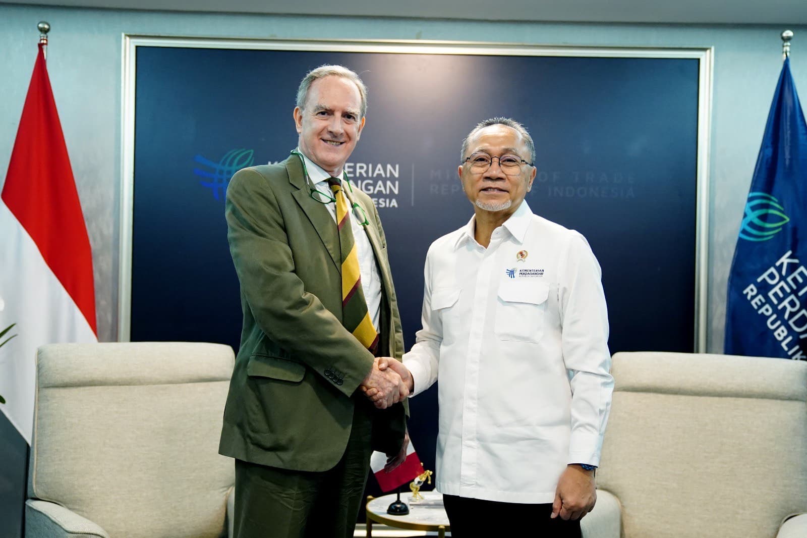 Sambangi Dubes Italia, Mendag Jajaki Perluasan Ekspor Lewat Pelabuhan Genova dan Trieste