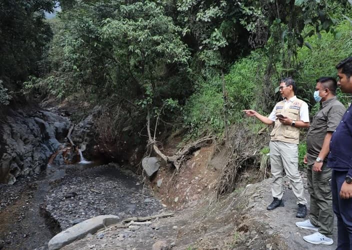 Sistem Peringatan Dini, BNPB Pasang CCTV di Sungai Berhulu dari Gunung Marapi