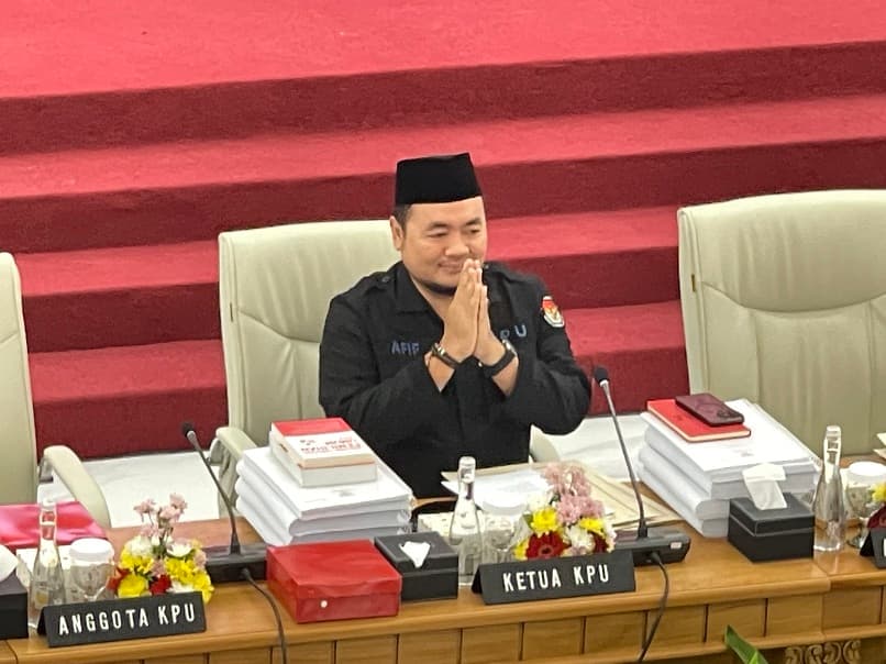 Mochamad Afifuddin Resmi Jadi Ketua KPU Gantikan Hasyim Asy’ari