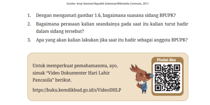 Kunci Jawaban Pendidikan Pancasila Kelas 7 Halaman 13: Pelajari Sidang BPUPKI