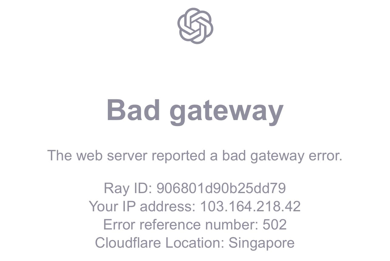 ChatGPT Error, Pengguna di Seluruh Dunia Tidak Bisa Akses