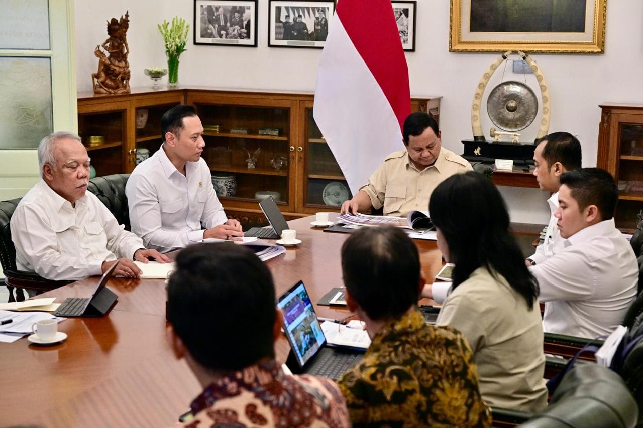 Prabowo Evaluasi Progres IKN, Bahas Strategi Baru dan Prioritas Infrastruktur Bersama AHY
