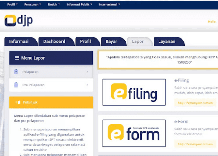 DJP: 6 Juta Wajib Pajak Sudah Lapor SPT, Masih Tersisa 9 Juta