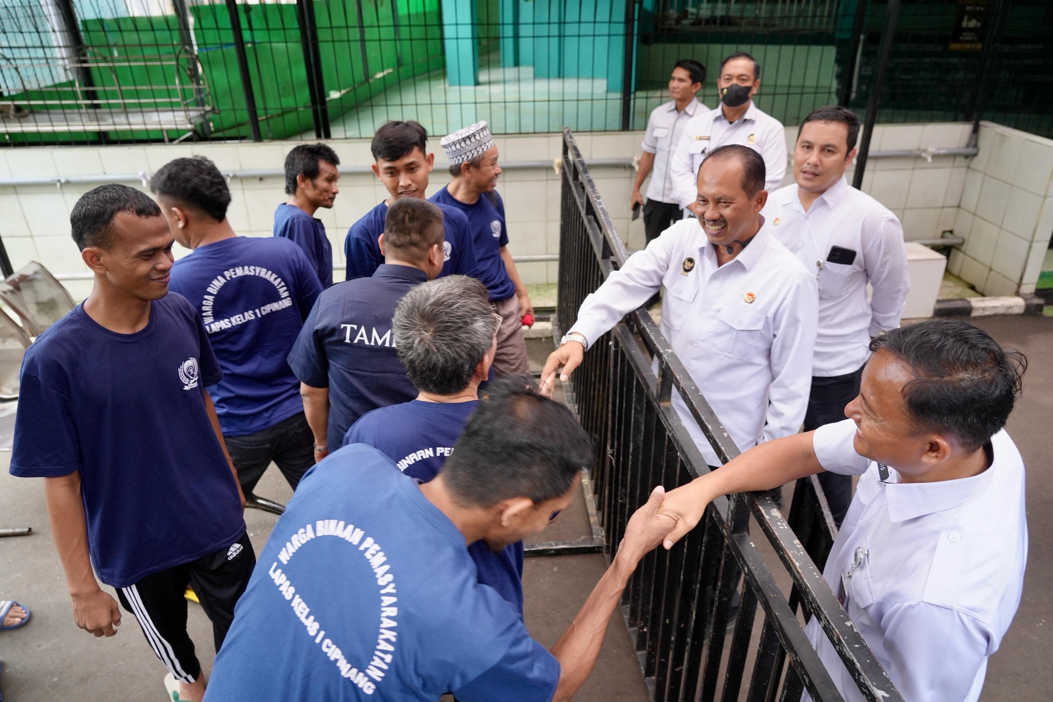 Kemenko Polkam Pantau Layanan Kunjungan Lebaran di Lapas Cipinang