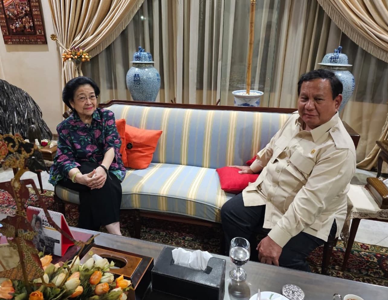 Pertemuan Prabowo-Megawati di Teuku Umar Bernuansa Silaturahmi dan Keakraban