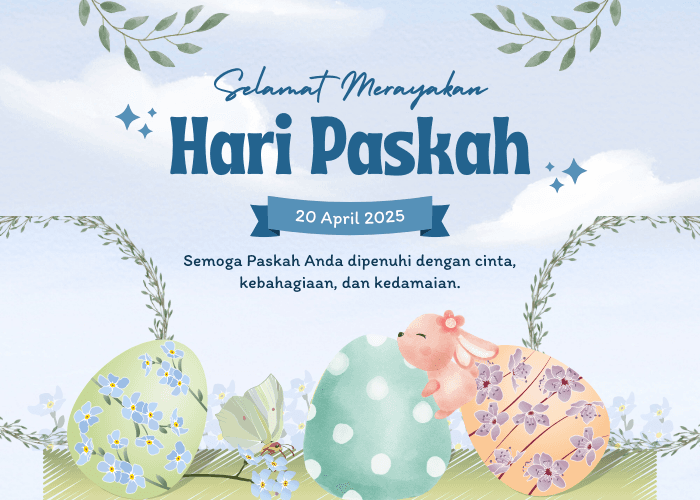 15 Link Poster Hari Raya Paskah 2025 Gratis, Cocok Share di Media Sosial!