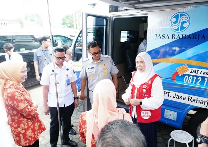 Feby Herman Deru Apresiasi Donor Darah Serentak PMI-Bapenda Sumsel, Wujud Kepedulian Atas Ketersediaan Darah