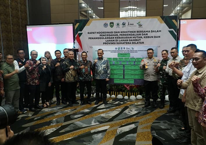 Pemprov Sumsel Kerahkan Segala Daya Tangani Karhutla