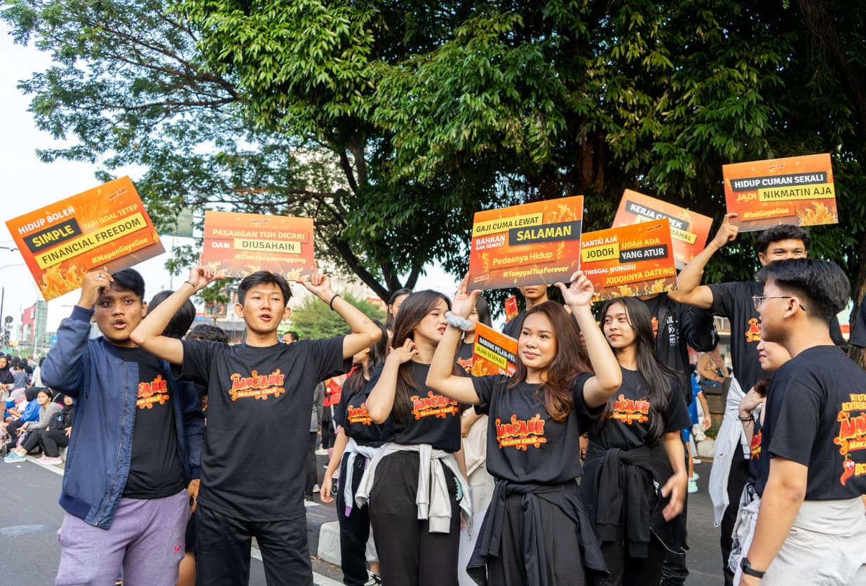 Mocabe Resmi Diluncurkan di CFD Depok, Gen Z Sambut 'Pedas-Pedas Nikmat'