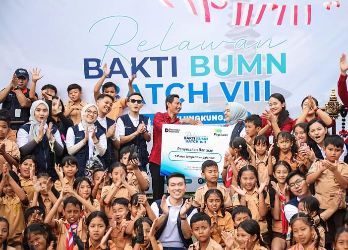 Kolaborasi Harmonis Pegadaian dan Relawan Bakti BUMN Batch VIII, Bangun Desa Aan Lebih Mandiri Serta Berdaya
