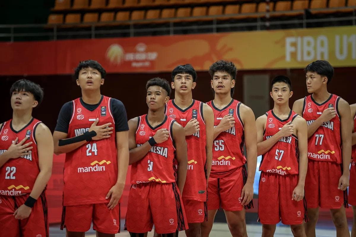 Timnas Basket Putra U-16 Diminta Bangkit Hadapi Filipina di Piala Asia FIBA 2025