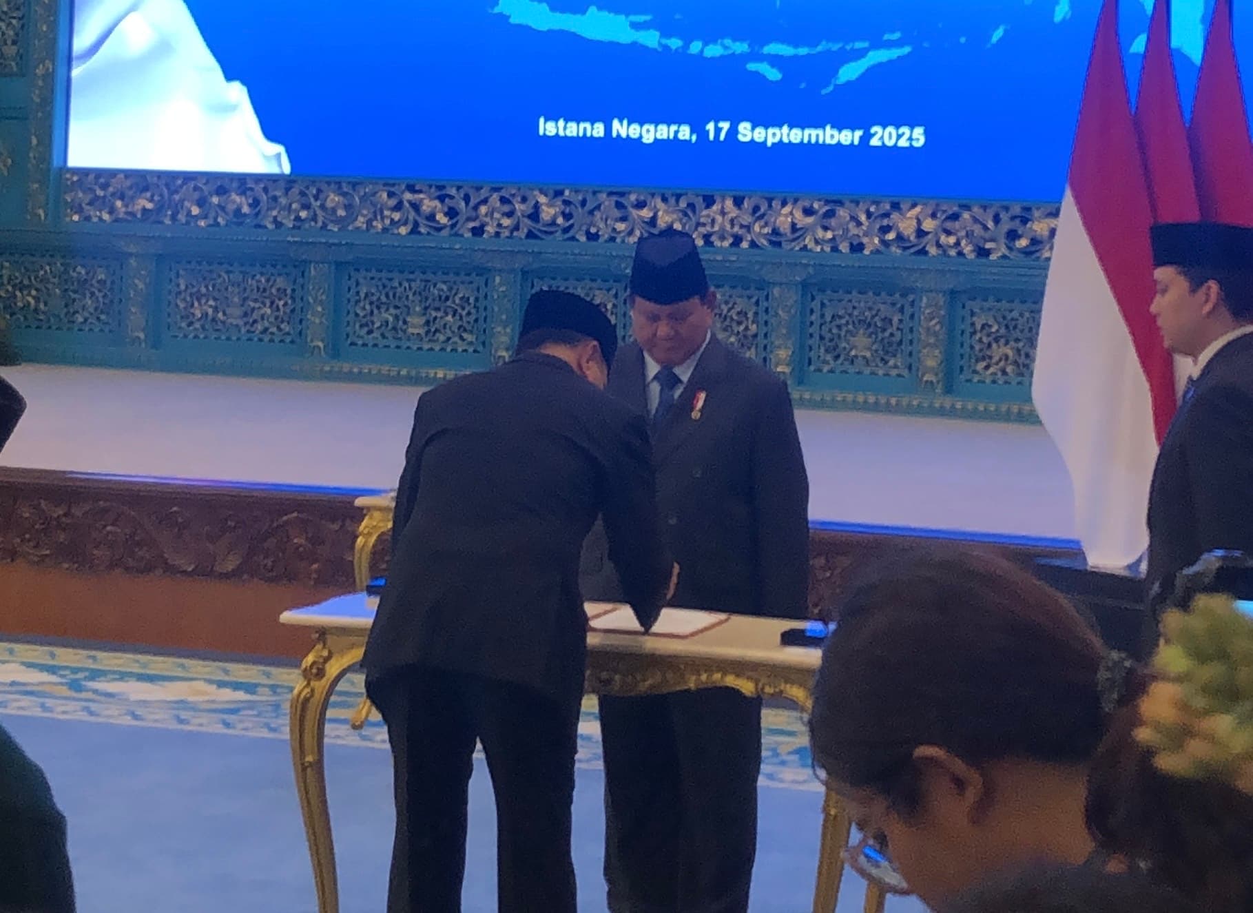 Daftar Lengkap Reshuffle Kabinet Terbaru, Prabowo Lantik Djamari Chaniago hingga Erick Thohir