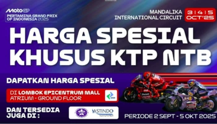 Tiket MotoGP Mandalika 2025: Cek Harga, Jadwal, dan Cara Pesannya