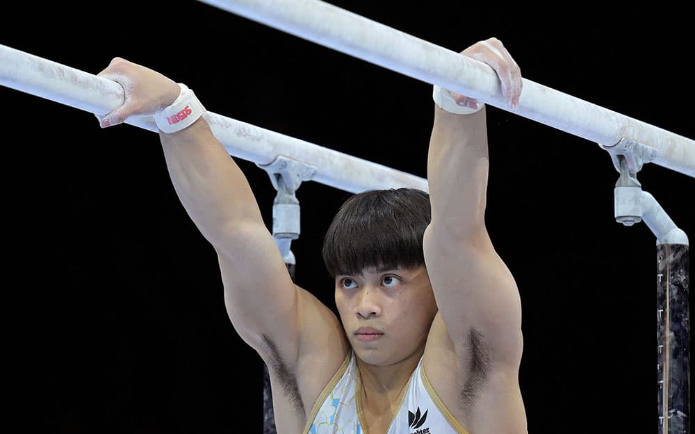 Kejuaraan Dunia Senam: Bintang Filipina Carlos Yulo Bakal Disorot, AS Tanpa Simone Biles