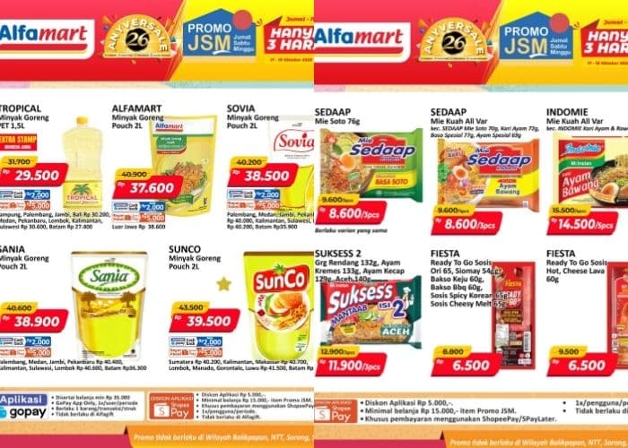 Katalog Promo JSM Alfamart Terbaru 17-19 Oktober 2025, Belanja Hemat Hanya 3 Hari!