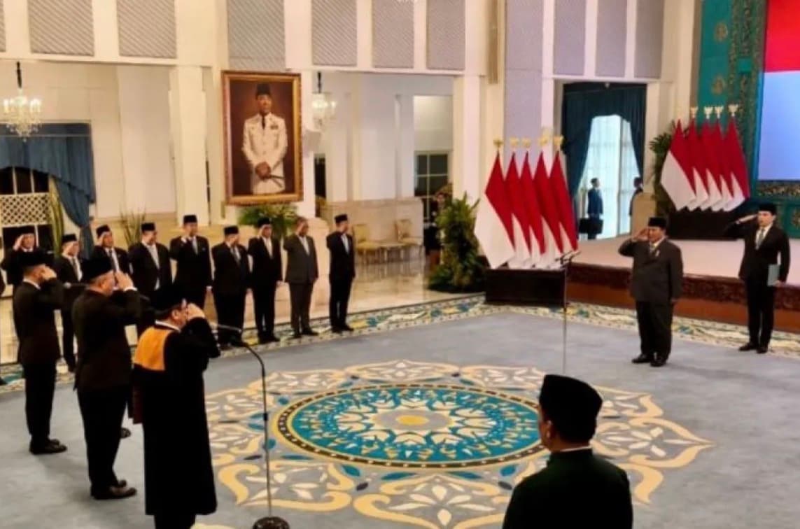 Presiden Prabowo Lantik Dwiarso Budi Santiarto Sebagai Wakil Ketua MA