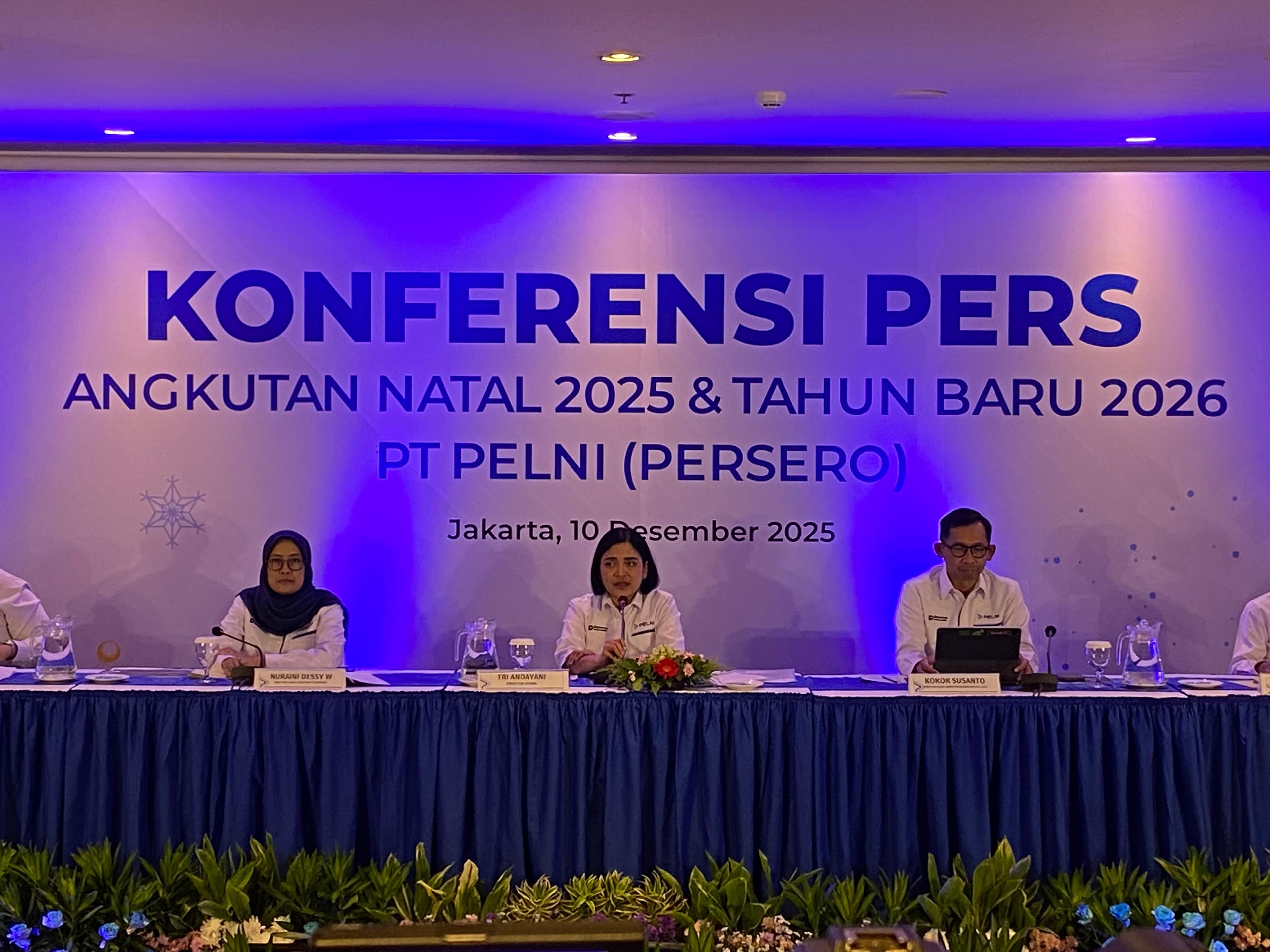 Pelni Proyeksikan Penumpang Capai 555.962 saat Nataru 2026, Naik 0,81 Persen