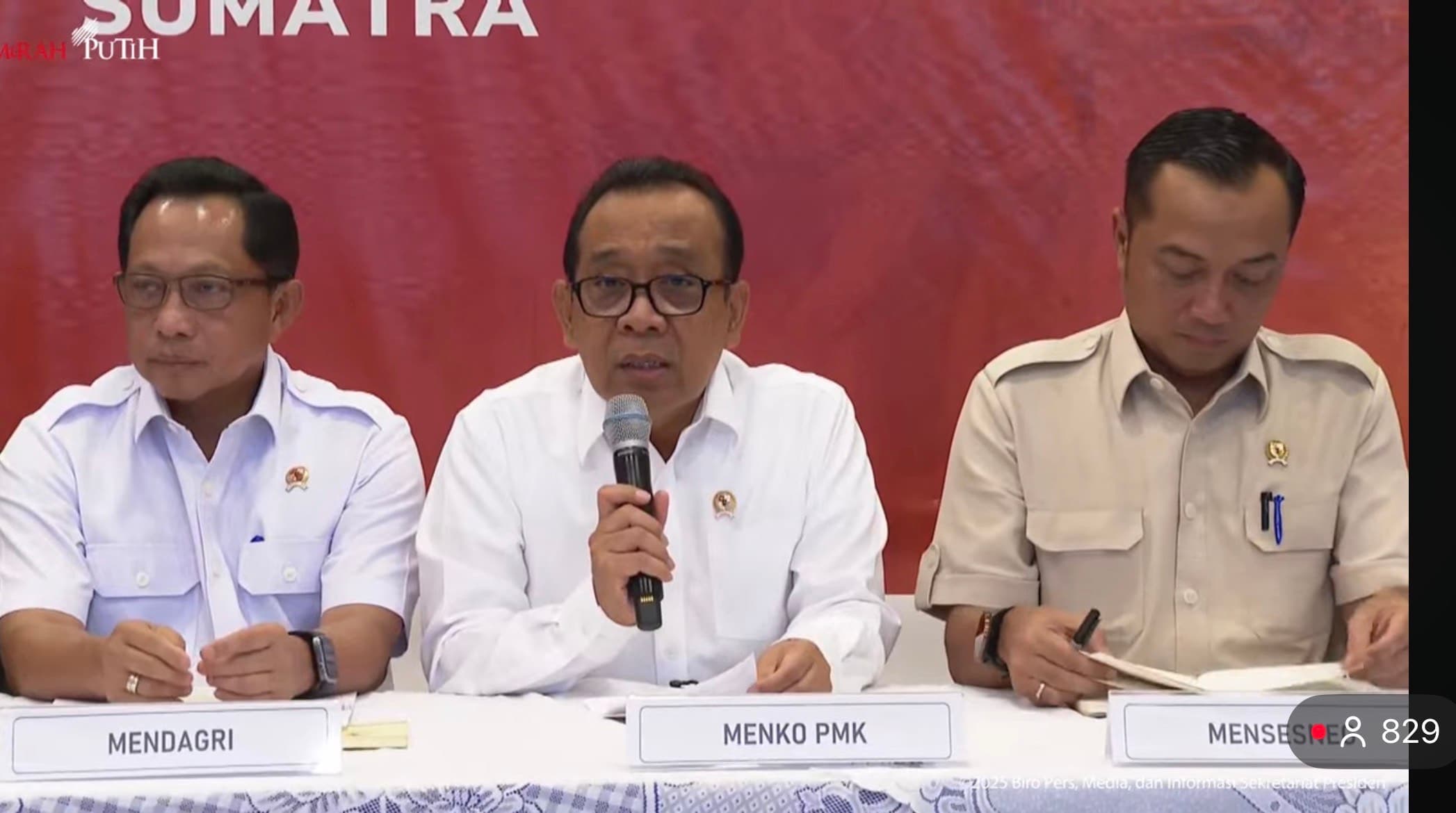 Menko PMK Minta Pemda Waspadai Potensi Bencana Jelang Tahun Baru