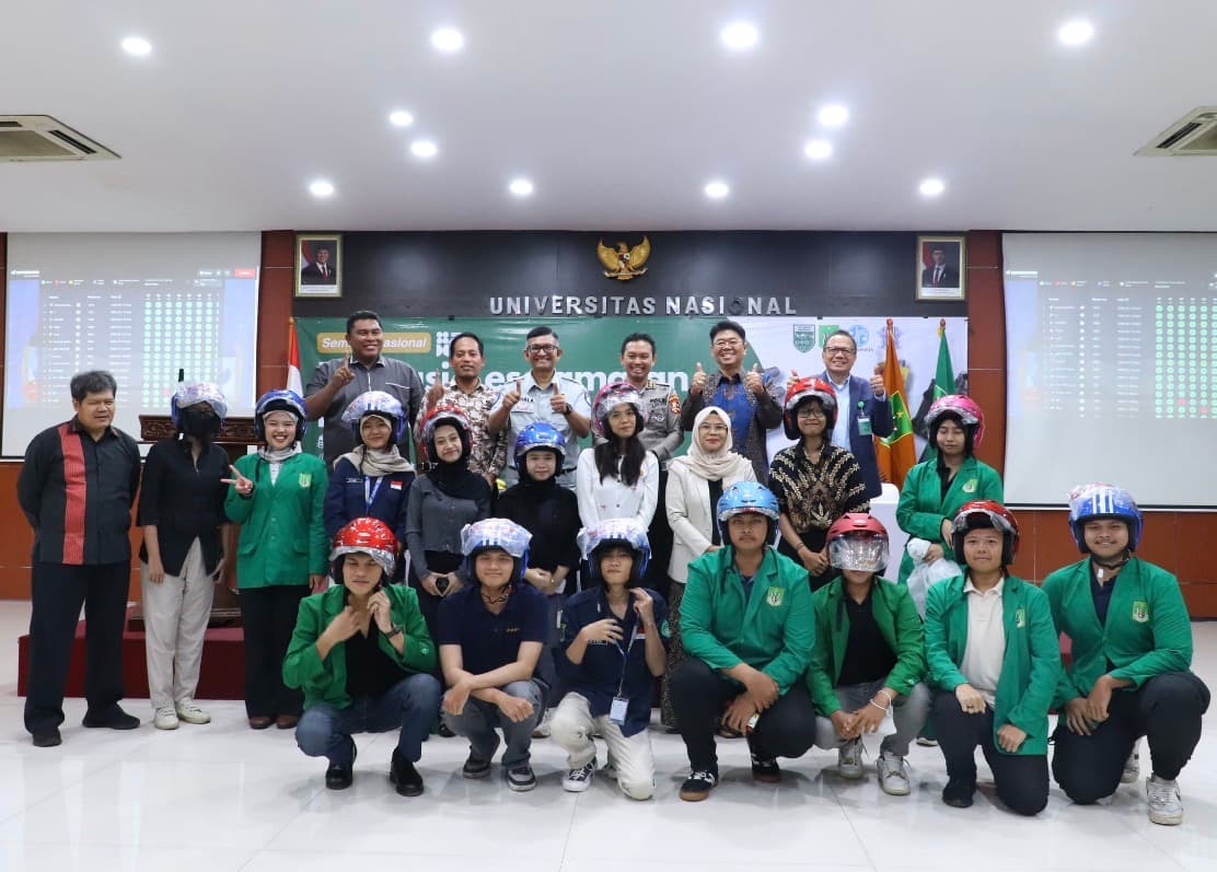 Tekan Angka Kecelakaan, Mapekka dan Civitas UNAS Deklarasikan Keselamatan Berkendara