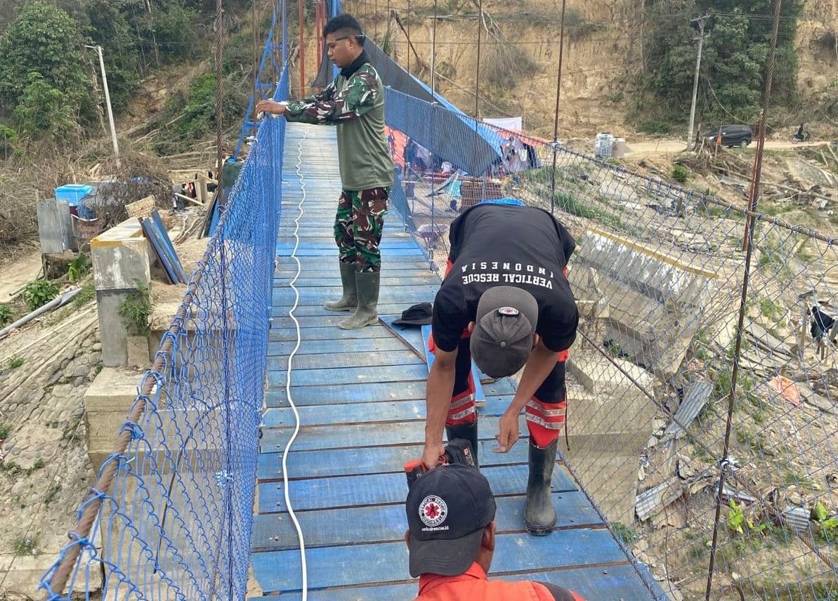 Sudah Tahap Akhir, Jembatan Gantung di Aceh Jadi Upaya Cepat Buka Akses ke Desa Terisolasi