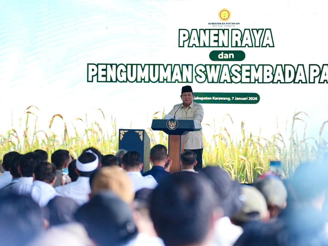 Guru Besar UIN Jakarta: Panen Raya Karawang Cermin Keberhasilan Program Ketahanan Pangan Presiden Prabowo