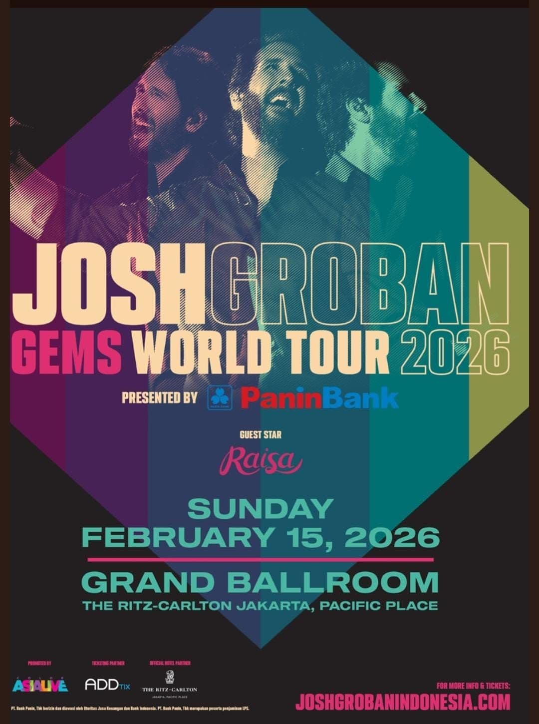 Josh Groban Tiba di Jakarta, Siap Gelar Konser Romantis GEMS World Tour 2026