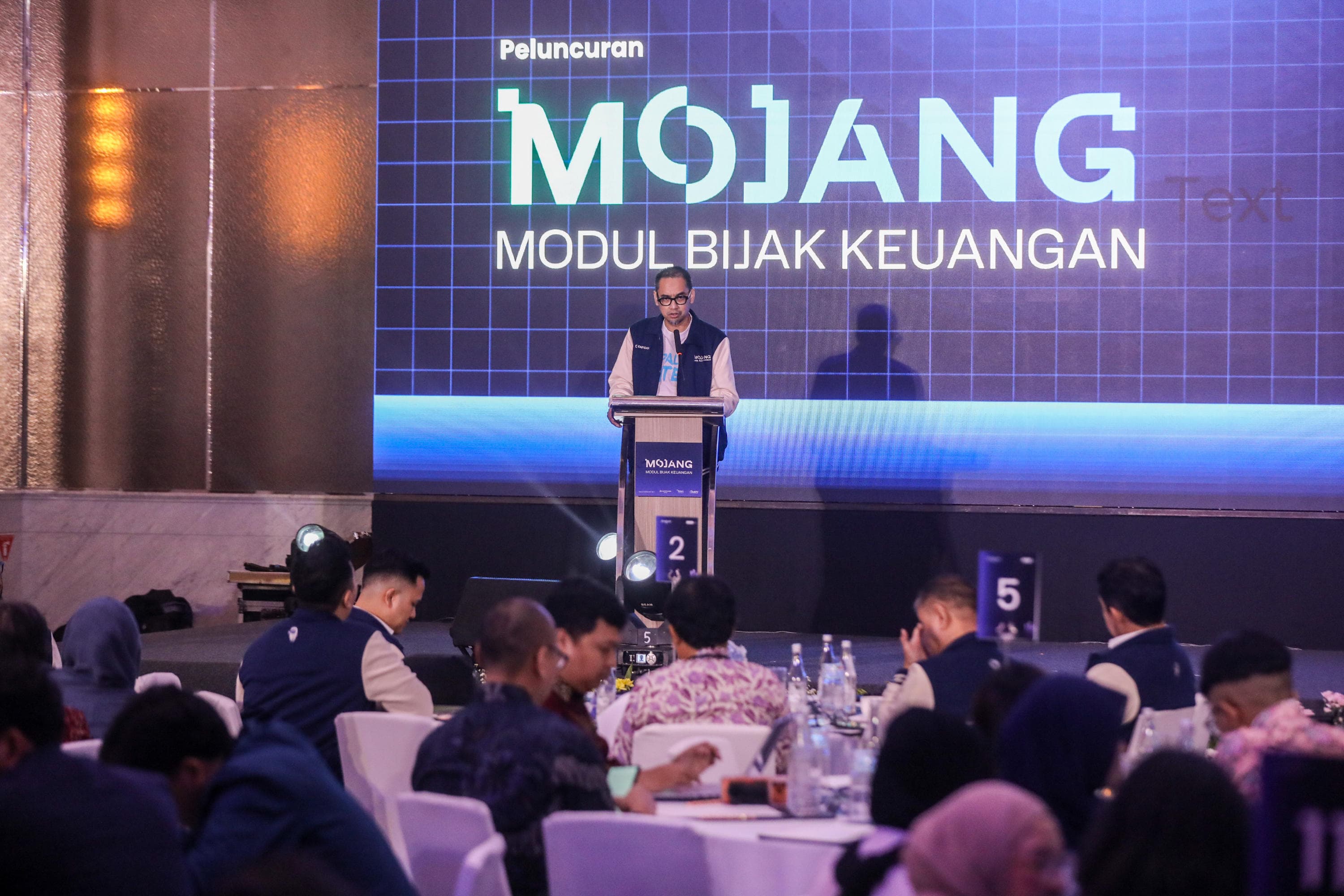 Sekretaris Jenderal AFTECH Firlie Ganinduto menyampaikan sambutan saat peluncuran MOJANG (Modul Bija