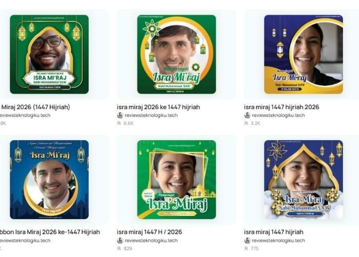 Kumpulan 15 Link Download Twibbon Isra Miraj 2026: Pilihan Desain Islami dan Modern