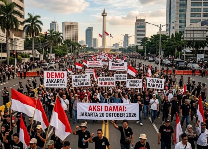 Demo Jakarta Hari Ini 20 Oktober 2026: Cek Titik Aksi dan Jalur yang Perlu Dihindari