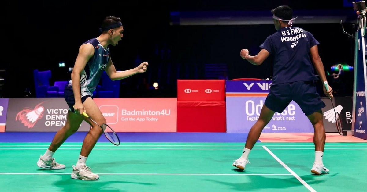Denmark Terbuka: Fajar/Fikri Jadi Satu-satunya Wakil Indonesia di Final Usai Singkirkan Liang/Wang