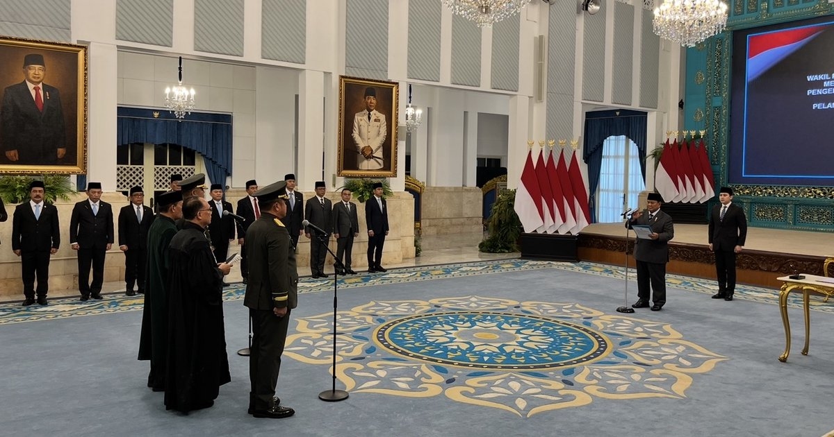Reshuffle Jabatan TNI! Prabowo Lantik Maruli Jadi Wakil Panglima, Tandyo Jabat KSAD
