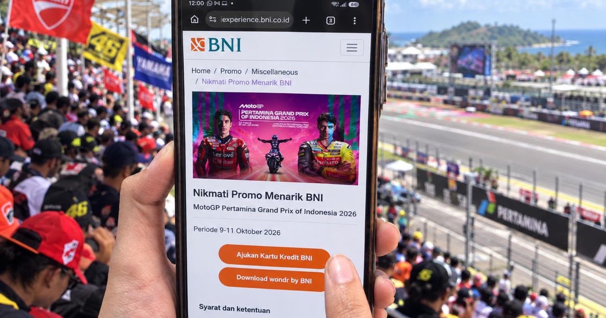 BNI Hadirkan Promo dan Kemudahan Transaksi di MotoGP Mandalika 2026