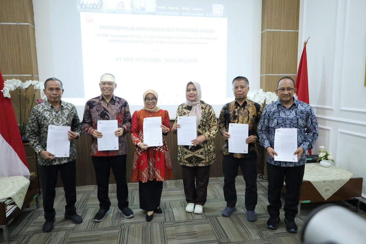 OJK Restui Peleburan 4 BPR ke PT BPR Nusamba Tanjungsari Tasikmalaya