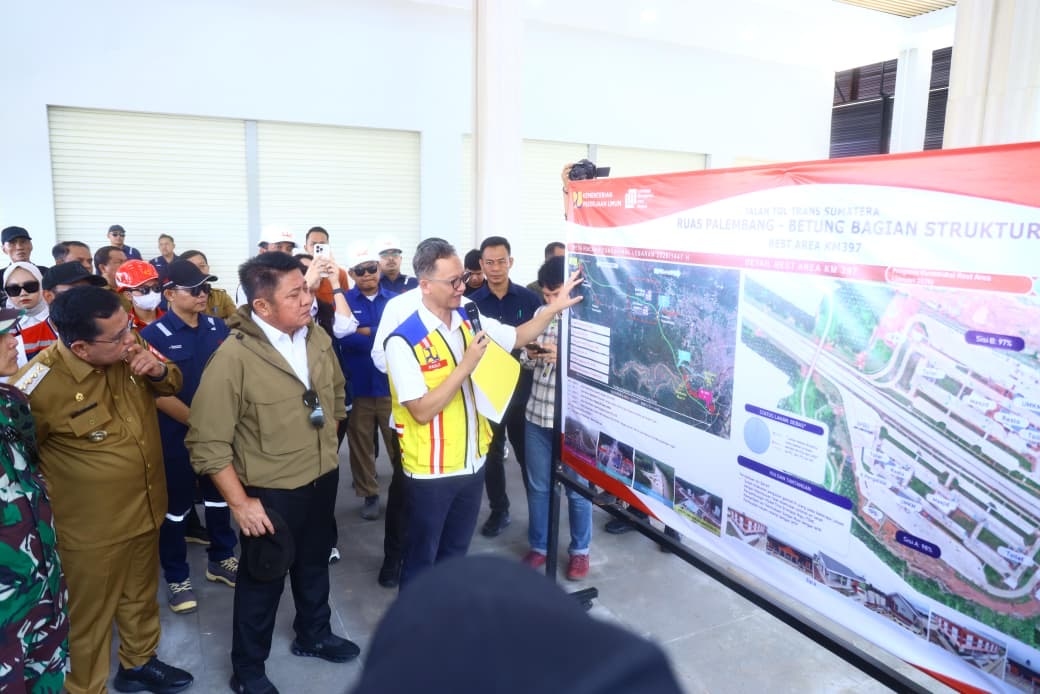 Gubernur Sumsel Herman Deru Tinjau Kesiapan Tol Kapal Betung Jelang Operasi Ketupat 2026