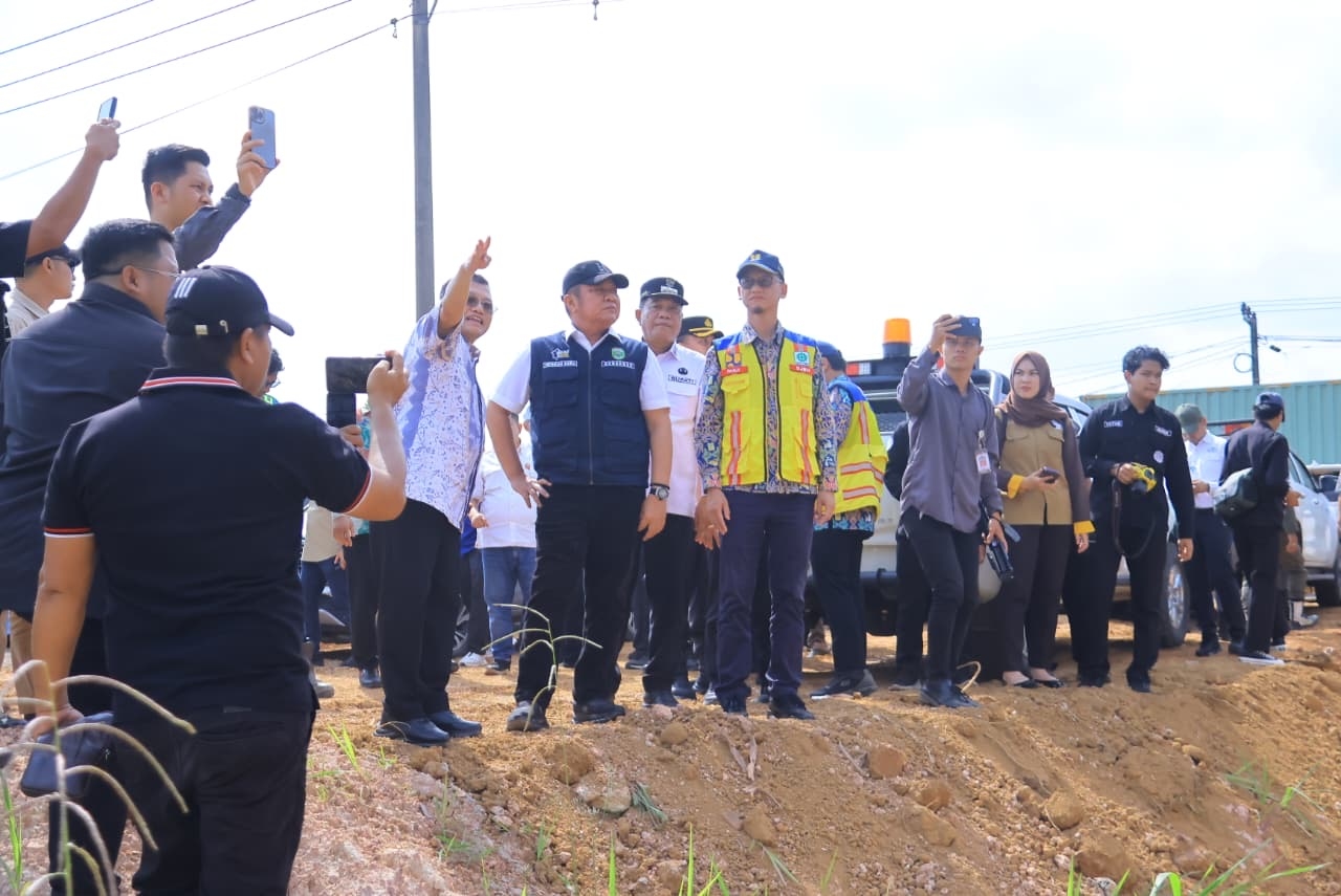 Fly Over PT Baturona Mulai Dibangun, Herman Deru: Angkutan Batubara Wajib Lewat Jalan Khusus